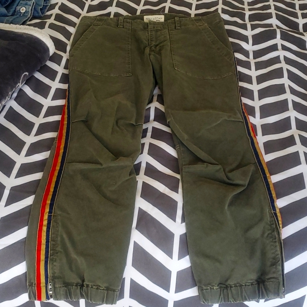 Nili Lotan Cropped Military Pant - 2